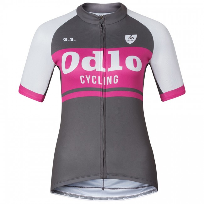 2016 Odlo Ride Damen schwarz Fahrradbekleidung Kurzarm Radtrikot Radtrikot Kaufen