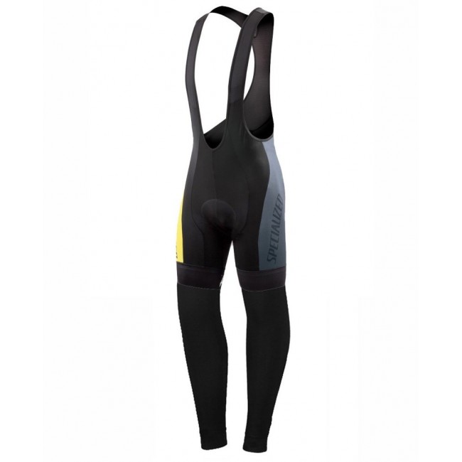 2016 Specialized Pro Team SZK Schwarz-Grau-Gelb Lang Trägerhose Radtrikot Kaufen