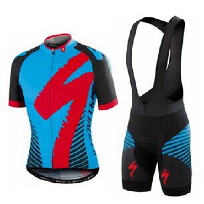 2016 Specialized Comp Racing Ss bleu Fahrradbekleidung Satz Fahrradtrikot Kurzarm Trikot und Kurz Trägerhose Radtrikot Kaufen