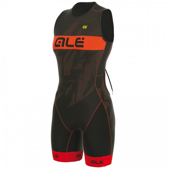 2017 Damen Body Ale Tri Record Zip Back-Orange Radtrikot Kaufen