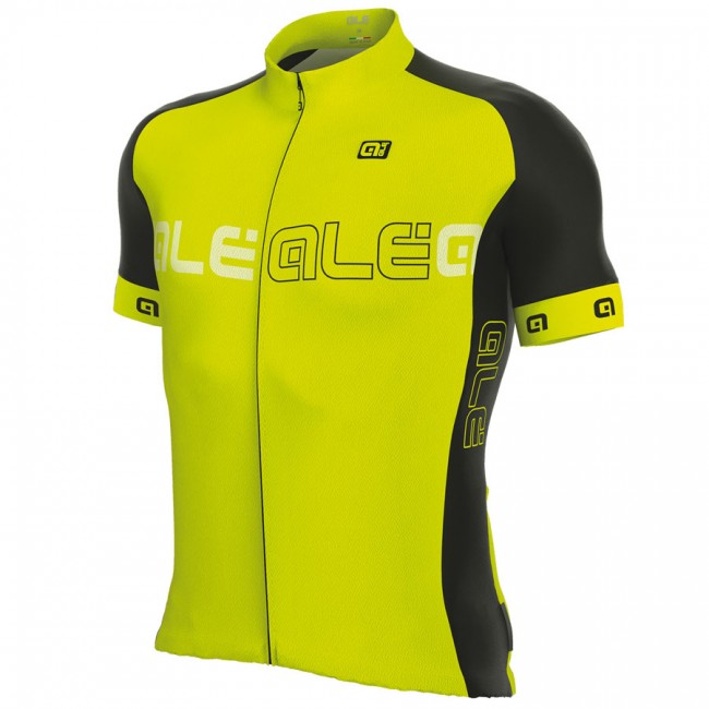 2017 Ale Excel Basic Radtrikot Kurzarm Gelb Fluo Radtrikot Kaufen