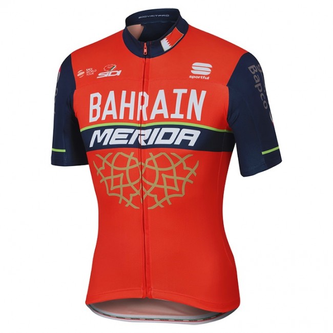 BAHRAIN-MERIDA Radtrikot Kurzarm 2017 Radtrikot Kaufen
