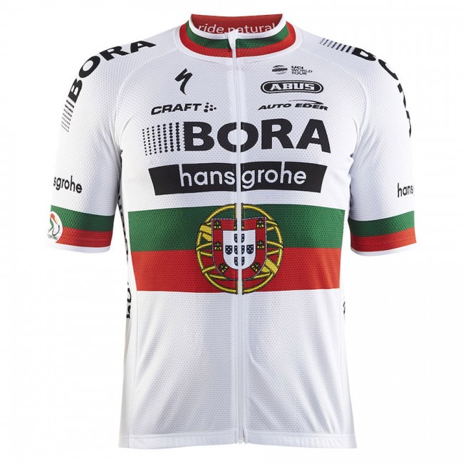 BORA Hansgrohe Pro Team 2017 Champion Portugais Radtrikot Kurzarm Radtrikot Kaufen
