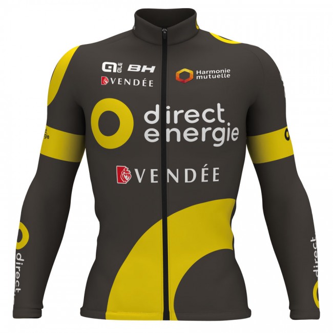 2017 Direct Energie Pro Radtrikot Langarm Radtrikot Kaufen