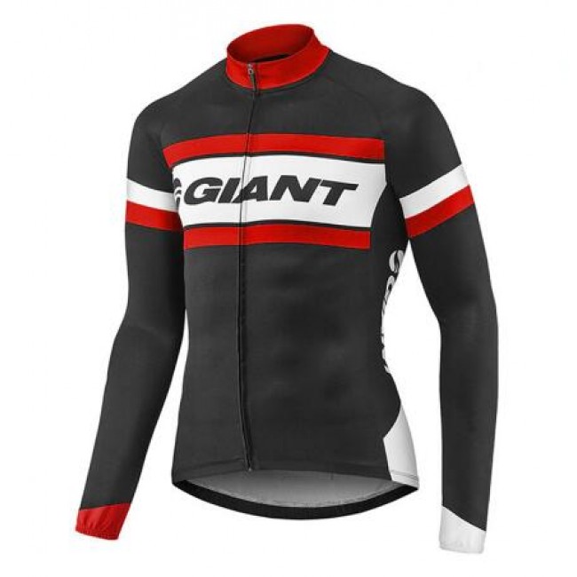 2017 Giant Rot Schwarz Radtrikot Langarm Radtrikot Kaufen