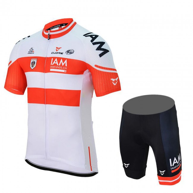 IAM 2017 Austrian Champion Fahrradbekleidung Satz Radtrikot Kurzarm+Kurz Radhose Radtrikot Kaufen