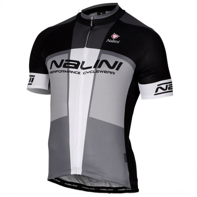 2017 Nalini PRO Artico Schwarz-Gris Radtrikot Kurzarm Radtrikot Kaufen