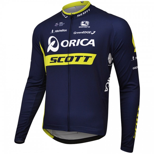 2017 Orica Scott Radtrikot Langarm Radtrikot Kaufen