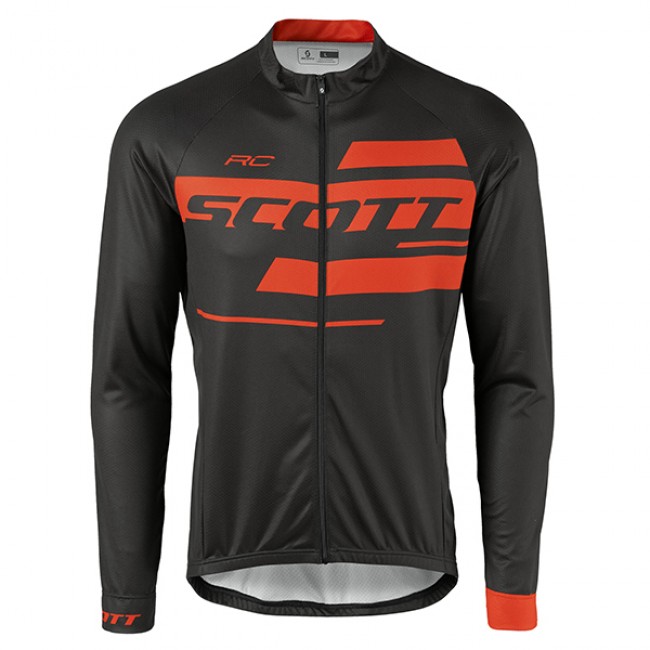 2017 Scott Rc Schwarz-Rot Radtrikot Langarm Radtrikot Kaufen