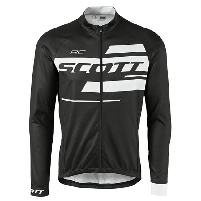 2017 Scott Rc Schwarz-Weiß Radtrikot Langarm Radtrikot Kaufen