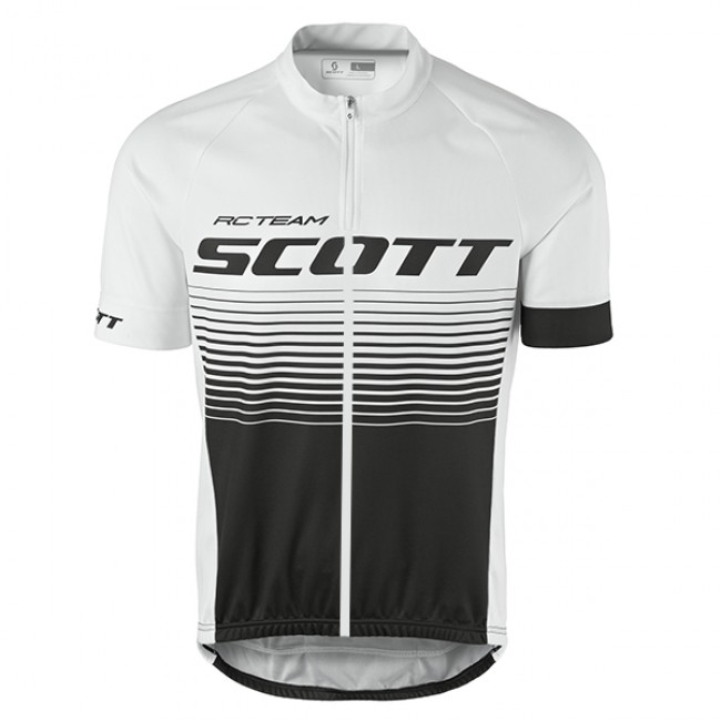 2017 Scott Rc Weiß Schwarz Radtrikot Kurzarm Outlet Radtrikot Kaufen